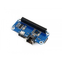 Waveshare Ethernet/USB 2.0 Hub HAT Raspberry Pi için 1x 10/100M RJ45 Ethernet Bağlantı Noktası RTL8152B Çip 3x USB 2.0 Bağlantı Noktaları