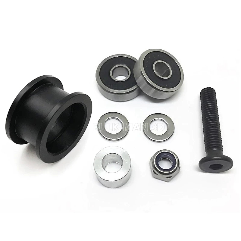 20 Pièces Roulement à Rainure En V V623ZZ Acier Carbone Poulie Miniature 3x12x4mm Pour Rail Linéaire