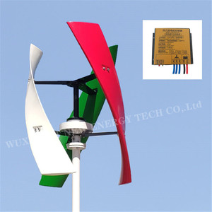 Aerogenerador Vertical de 800W de Fábrica China con Controlador MPPT Gratuito - Product Image 3