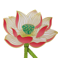 Marque-page 3d en métal souvenir créatif personnalisé Signet creux en métal émaillé feuilles fleurs Signet en métal rose rouge avec logo personnalisé