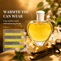 Flacon de parfum en forme de cœur, parfum pour femmes, ensemble de 4 senteurs, floral, fruité, agrumes, poudré, eau de parfum longue durée, coffret cadeau, neuf