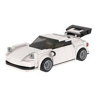 Voitures de ville MOC, collection de voitures RC, modèle de voiture en plastique, ensembles de blocs de construction, cadeau pour enfants, jouets MOC4244