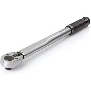 Llave Dinamométrica de Trinquete con Micrómetro de 3/8 Pulgadas, 10-80 Ft-lb (13.6-108.5 Nm), Mango Estriado y Tubo Plano - Product Image 1