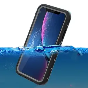 TPU + PC şeffaf profesyonel su geçirmez cep telefonu case iphone 11pro