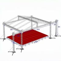 Structure de stand d'exposition pour salon professionnel