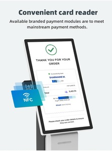 Nhà máy trực tiếp máy tính để bàn tự dịch vụ đặt hàng máy tự trả tiền Máy đ<span class=keywords><strong>a</strong></span> chức năng kiểm tra máy in cho ngân hàng Chính Phủ - Product Image 4