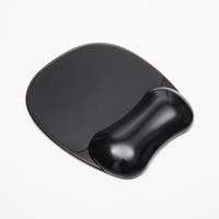 2025 nouveau tapis de souris ergonomique en Gel de cristal Transparent avec repose-poignet oreiller en forme de conception pour le bureau ou les jeux à domicile