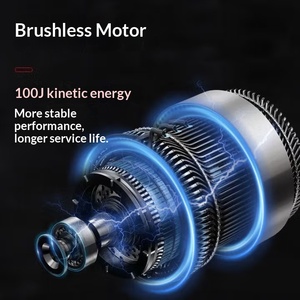 Chiodatrice Elettrica Multifunzione NAILTASK Ufficiale con <span class=keywords><strong>Batteria</strong></span> al Litio, Nuovo Modello King Kong DCCN90S2 5.0Ah, Colore Nero - Product Image 6