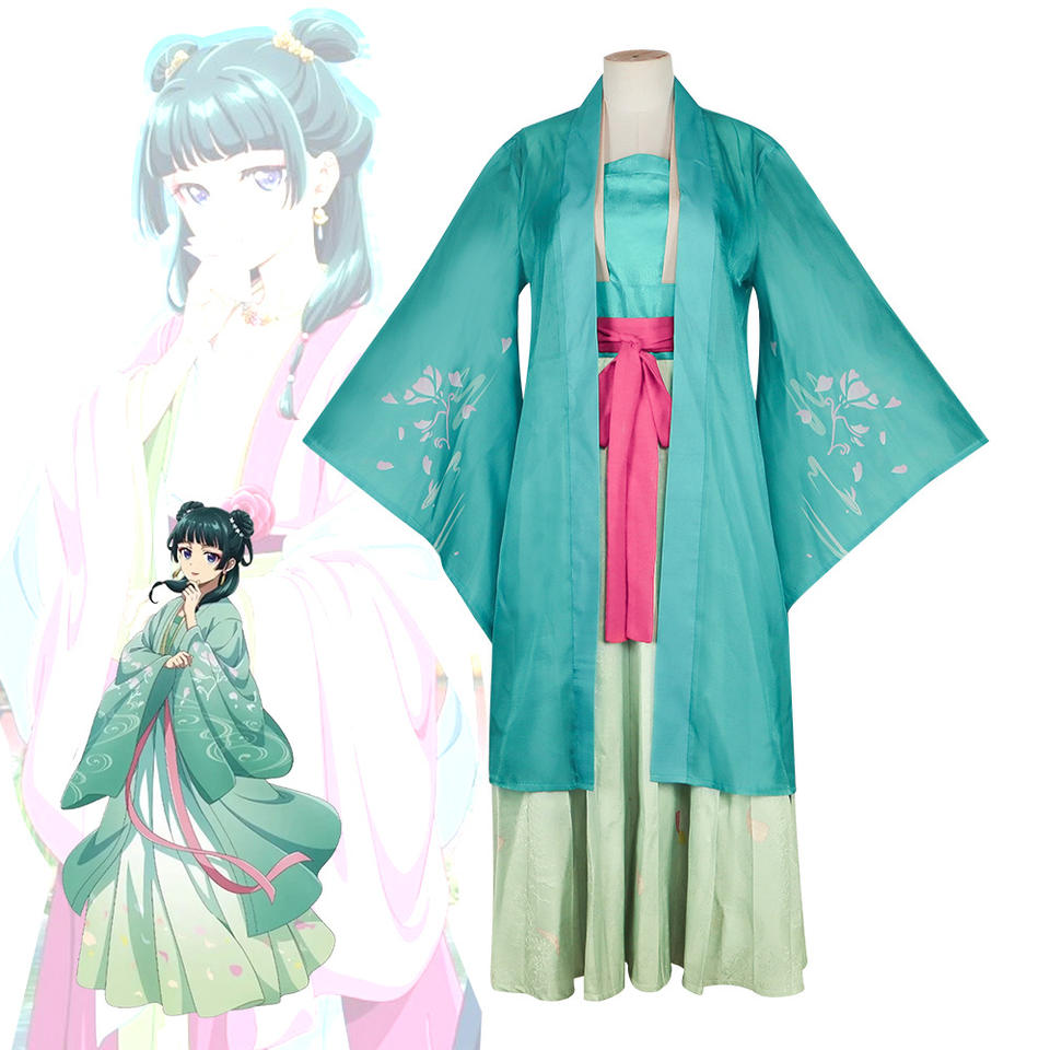 Star's Edge Maomao Cosplay Costume Hanfu Green Dress Anime The ...