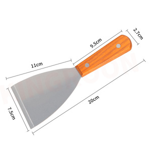 Cuchillo raspador de limpieza para impresión 3D KINGROON, herramienta de extracción de modelos de plataforma PEI con mango de madera - Product Image 2