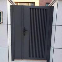 Porte coulissante électrique en aluminium avec roulettes pour maisons à cour