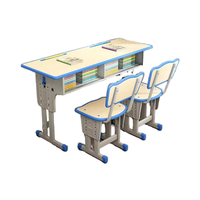 Étudiant primaire de BJZX-7 qualité lisant des élèves tables simples chaise d'école Premium