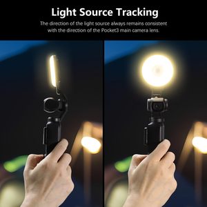 Nuevos Estilos de Iluminación de Relleno con 3 Niveles de Brillo Ajustables, Accesorios para Cámara DJI Osmo Pocket 3 - Product Image 2
