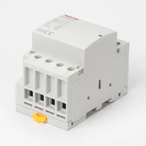 Vecas hjch8 contetor ca de trilho série, adequado para uso em casa monofásico ou trifásico 63 amp 100 amp 1 ou 3 2 ou 4 100a ce