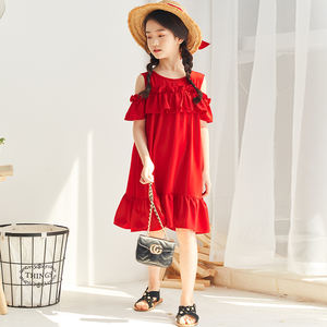 Nouvelles Robes Modernes et Tendance Rouges pour Enfants, Style Turc avec Longue Traîne, Achat Direct auprès d'un Fournisseur Chinois - Product Image 5