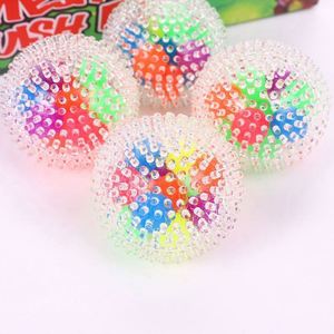 Balle anti-stress sensorielle en caoutchouc avec perles colorées à l'intérieur, pour soulager les tensions, pour les enfants de 5 à 7 ans - Product Image 4