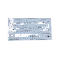 ChengYue CY-AL Nouveau circuit imprimé en aluminium à disposition originale, masque de soudure blanc, haute conductivité thermique, LED, PCB personnalisé