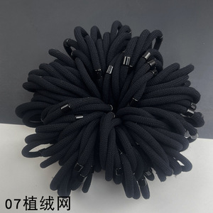 Coletero Elástico Grueso Negro Estilo Coreano para Uso Diario, Versión Audaz AL42, Origen Yiwu, Otoño 2023 - Product Image 1