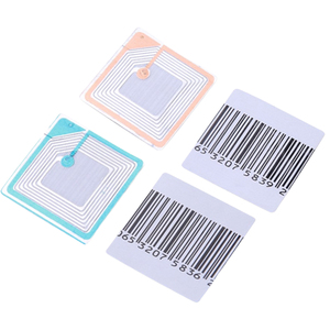 Chống trộm báo động bán lẻ mã vạch thụ động <span class=keywords><strong>RFID</strong></span> <span class=keywords><strong>Tag</strong></span> nhãn AM RF Sticker an ninh EAS RF hệ thống nhãn mềm - Product Image 5