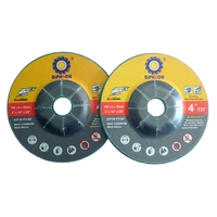 Disque abrasif en acier inoxydable pour meuleuse d'angle 4,5 pouces 115*6*22 mm 4-1/2 pouces X1/4 pouces X7/8 pouces T42 40 # ~120 #   Grit 80m/s Polissage OEM Diphson