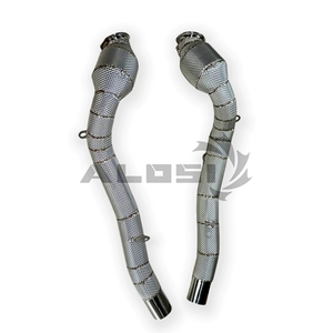 Escape Deportivo con Válvula de Control para Ferrari <span class=keywords><strong>GTC4Lusso</strong></span> 3.9L (2017-2019) |   Motor V8 biturbo F154 |   Sistema de Escape de Alto Rendimiento - Product Image 5
