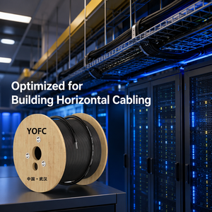 สายเคเบิลใยแก้วนำแสงแบบหลายคอร์ YOFC OM4 สำหรับใช้งานภายในอาคาร 2-144 คอร์ LSZH ป้องกันการลามไฟ สำหรับการเดินสายแบบแนวนอนในศูนย์ข้อมูล - Product Image 3