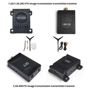 1,2G 1,3G-2W/3,3G-4W 6W Transmisor de plástico Receptor Máquina voladora 16Ch Módulo de transmisión de imagen analógica Accesorios para Drones - Product Image 6