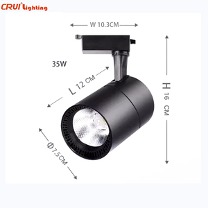Surface Mounted <strong>Track</strong> <strong>Lights</strong> Black White Aluminum Body <strong>Lamp</strong> <strong>LED</strong> <strong>Track</strong> <strong>Lights</strong> 30W - Product Image 3
