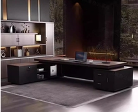 Bureau directeur bureau ensemble de meubles de bureau de direction de luxe mobilier de bureau en bois luxe bureau de direction
