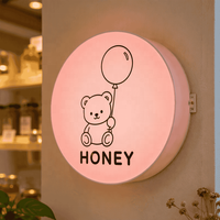 Insegna LED Acrilica a Cubo Cavo Verde Menta, Fresca e Autentica, per Negozi di Alimentari e Supermercati