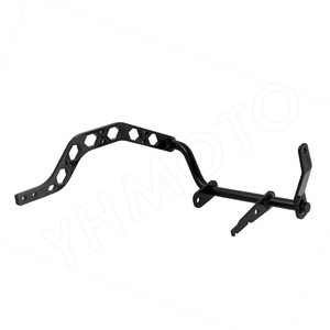 Levier de frein arrière YHMOTO léger noir pour Simson S50 S51 S53 S70 S83 avec découpe géométrique - Product Image 3