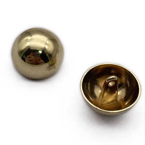 Chất Lượng Cao 20Mm Chân Vàng Mạ Kim Loại Kẽm Hợp Kim Dome Nút Vàng Nửa Bóng Nấm Nút - Product Image 4