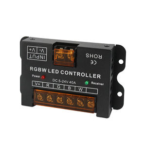 <span class=keywords><strong>New</strong></span> không dây RF433MHz DC5V 24V 40A cảm ứng đầy đủ RGBW <span class=keywords><strong>Led</strong></span> điều khiển cho RGBW dải ánh sáng - Product Image 5