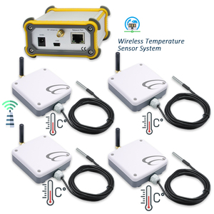 Thermomètre de chambre froide intelligent RS485, sonde de température sans fil 1200m, 4 ensembles de capteurs de température - Product Image 2