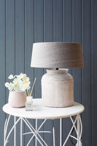 Natural White <b>Antique</b> Ceramic Base Art Deco Style Decorative <b>Table</b> Lamp with Desk Vase for Bedroom Interior Design - Product Image 2