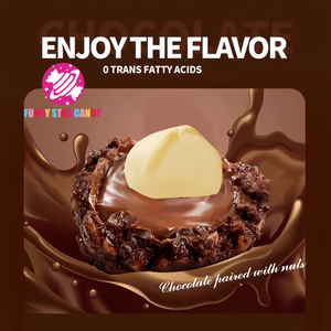 Großhandel Snack 24pcs Knusprige Nuss Erdnuss Schokoladen ball Candy Sweet Dark Milk Compound Goldene Schokolade - Product Image 4