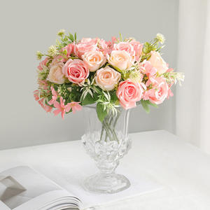 Decorazione Nuziale di Alta Qualità con <span class=keywords><strong>Rose</strong></span> e Fermagli per Capelli in Stile Antico, e <span class=keywords><strong>Rose</strong></span> Realistiche a Cinque Petali con Bordi Arricciati Stile Elsa - Product Image 6