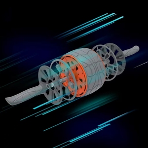 AB con lăn bụng huấn luyện viên nhà Thiết bị tập thể dục không có phục hồi Ab bánh xe cho nam giới và phụ nữ cốt lõi Workout bụng Toning - Product Image 3