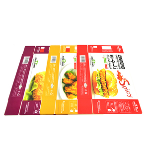 Tùy chỉnh in ấn có thể gập lại nghệ thuật giấy hải sản Tủ đông lưu trữ ngũ cốc đông lạnh Burger Hộp gói hộp đông lạnh bao bì thực phẩm - Product Image 6