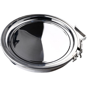Collier de serrage en acier inoxydable 304 à ouverture rapide pour couvercle de réservoir à fond plat pour l'élevage et l'aquaculture - Product Image 1