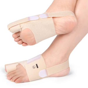 Sangle de fixation des orteils <span class=keywords><strong>Hallux</strong></span> <span class=keywords><strong>Valgus</strong></span>, protège-orteils pour la protrusion osseuse du gros orteil, séparateur d'orteils superposé, fixation continue douce anti-usure jour et <span class=keywords><strong>nuit</strong></span> - Product Image 4