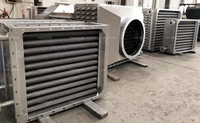 Tube à ailettes en aluminium de qualité alimentaire SS304 SS316 pour chauffage d'air, idéal pour salles de séchage alimentaire, déshydrateurs de fruits et légumes, et tours de séchage par pulvérisation