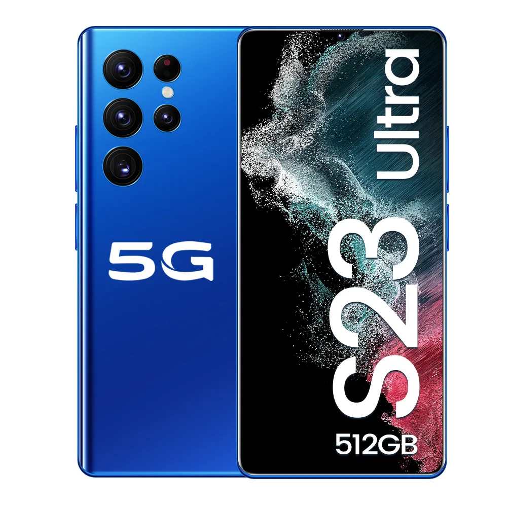 2023 새로운 S23UItra 스마트 5G 휴대 전화 16GB 실행 1TB 저장 대형 메모리 7.2 quot 뜨거운 안드로이드 12.0 모바일 제조 업체