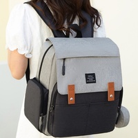 Sac de voyage multifonctionnel de grande capacité pour maman et bébé Poussette Sec-Humide Séparation Poches Mommy Bag