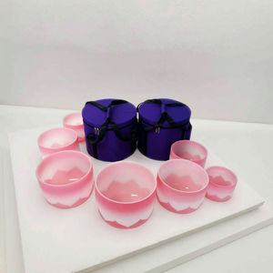 EAST Grosir Mangkuk Kristal Desain Lotus 8-14 Inci Alat Penyembuhan Suara Dengan Palu Gratis Terapi Suara - Product Image 2
