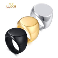 Großhandel Mode Custom Color Schmuck Rohlinge Herren ringe Edelstahl Rohlinge Ringe