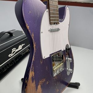 Corps en frêne, manche en érable torréfié, tête ronde, frettes en acier inoxydable, <span class=keywords><strong>guitare</strong></span> électrique vintage et <span class=keywords><strong>antique</strong></span> - Product Image 2