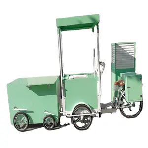 2024 Commercial électrique barbe à papa distributeur automatique vélo 3 roues rue inverse Trike nourriture Snack restauration Tricycle