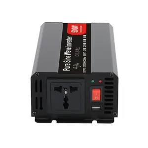 Inverter desain baru, konverter dc ke ac 500w 12v ke 220v untuk mobil