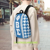 Sac à dos personnalisé pour femme de la sororité Phi Beta Sigma, sac de shopping réutilisable de haute qualité, sac de week-end